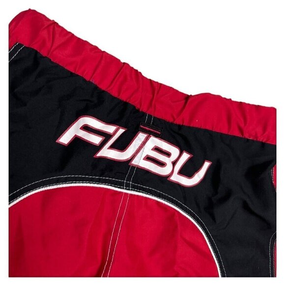 FUBU SURF Vintage Y2K 2000s Surfing Beach Summer Swim Trunks Shorts Small - Picture 2 of 5